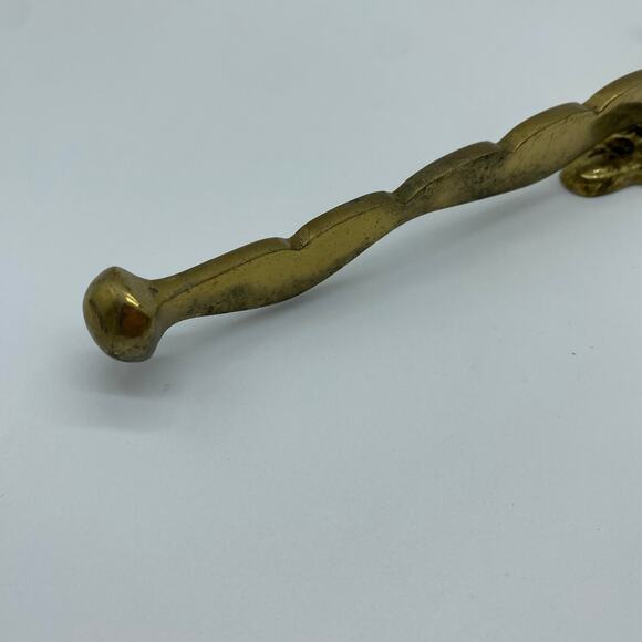 Brass Vintage Door Knocker Welcome Front Door Regency Gold Heavy Timeless - Picture 4 of 9